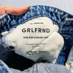 GRLFRND Karolina High Rise Straight Crop Size 25 Photo 7