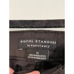 Social Standard by Sanctuary Women's Black Wide Leg Crop Pants Size 14 Photo 6