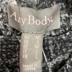 AnyBody Women’s Chenille Turtleneck Sweater Size M Gray Black Marled Long Sleeve Size M Photo 4