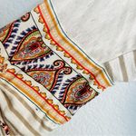 Democracy  - Bohemian Multicolor Patterned Top Sleeve drop neckline Photo 2