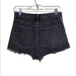 Abercrombie & Fitch faded black wash Annie High Rise Short with side stripe 26. Photo 2
