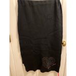 AQUA Brand New  Kerri Rosenthal Women's OS Black Wrap Shawl Scarf Heart Photo 1