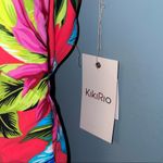 KikiRio Juno Halter One Piece in Coral Tropic Size Medium Red Photo 1