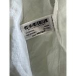 ZARA  Women's 100% Cotton Semi Sheer Tie Sleeves Button Down Pleated Shirt Top L Photo 5