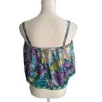 YITTY Fabletics Lizzie Multicolor Logo Silky Tank Top Size Medium Purple Photo 6