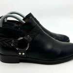 Marroqui Sanchez Black Harness Western Booties Women's 37 EU Size 6.5 Photo 2