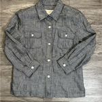 Norton Mcnaughton  Charcoal Casual Button-Down Shirt Photo 1