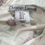 Christian LaCroix  Floral Lace Up Dress Women’s Small Photo 1