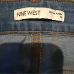 Nine West  Skinny Ankle Light Wash Raw Hem High Rise Jeans‎ Sz 16 Photo 5