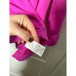 Katherine Way Marco Deep Pink Slinky Stretch 3/4 Ruffle Bell Sleeve Top Size SM Size M Photo 4