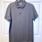 Liz Claiborne Claiborne Slim Fit Stretch Polo Shirt - Men's Size M - Dark Gray Work and Play Photo 0