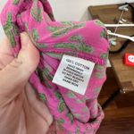 Pax Philomena Womens Pajama Pants Large 100% Cotton Cactus Pink Wide Leg Lounge Photo 2