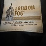 London Fog  Classic Black Trench Coat Photo 2