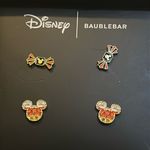BaubleBar Disney X  Cz 2 Stud Sets Mickey Mouse & Candy Stud Earrings Photo 1