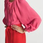 Reiss Valentina Color Clash Dress Pink Red Womens Size US 4 Photo 2