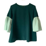 Tuckernuck Avon Lane by  Harper Green Bell Sleeve Blouse size small Photo 0