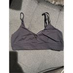 Alo Yoga Interlace sports bra gray size medium excellent condition Photo 2