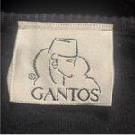 Gantos Black Oversized Long Sleeve Shirt Zipper Embellishments Faux Zippers XL Photo 6