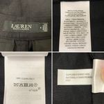 Ralph Lauren NWOT Lauren  Linen Blend Black Wide Leg Women’s Pants Photo 9