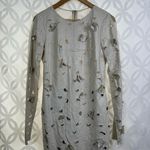 BCBGMAXAZRIA  Jillea Vegan Leather Dress in French‎ Cream Combo Photo 12