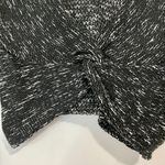 Abound Women’s Cropped Twist Back Long Sleeve Knit Sweater Black Size XXS NWT Photo 5