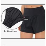 THE GYM PEOPLE High Waisted Running Shorts Size L Black New With Tag Size L Photo 7