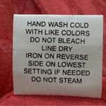 Elementz Blouse Jacket Shacket Orange Coral Shimmer Roll Tab Sleeves Large Photo 9