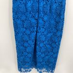 Diane Von Furstenberg  Viera DVF Blue Lace V-Neck Dress 2 Nwt Photo 8