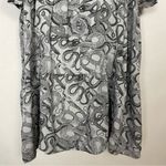 Disturbia Dress Ophidia Snakes Print Mini
Smock Size 16 Tiered Gray Goth Witchy Photo 8