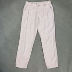 ZARA  Pleated Front Trouser Pants Blush Size 4 Relaxed Ankle Photo 11