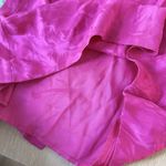 Y2K Silk Studio Hot Pink 100% Silk Strapless Prom Homecoming Dress Size 4 166 Photo 6