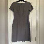 Banana Republic Grey Sheath Linen Dress size 8 Photo 1