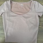 Hollister  Light Pink Cropped Baby Tee  Photo 0