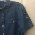 Karen Scott FINAL MARKDOWN Ladies’  Petite Front-buttoned Denim Dress (PL) Photo 4