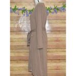 CAbi Ladies Brown Button Up Long Sleeve Midi Sweater Cardigan Shift Dress Size L Photo 4