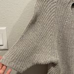 Urban Outfitters SILENCE + NOISE Grey Knit Crop Top Sweater Photo 3