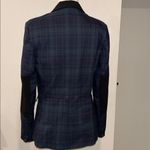 1. State $255  Women's Blue Wild One Panel Plaid One-Button Jacket Blazer Size 6 Photo 8