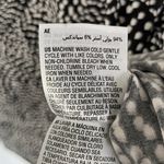 Alfani New Dot Print V-Neck Shark Bite Hem Tunic Tank Top Black White Photo 16