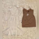 NWT Nadine Merabi Juliette Long Sleeve Lace Long sleeve White midi Dress sz 12 Photo 5