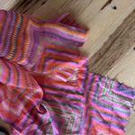 Pink Boho Scarf Fabric for Hair Ties Ribbons Wraps Lightweight Photo 4