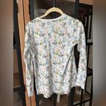 Roller Rabbit  pajamas henley top hippity hoppity spring bunny print long sleeve Photo 3