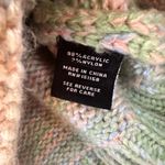 525 America space dye mock neck pastel sweater women's large Photo 6