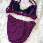 Victoria's Secret 1999 Vintage Victoria’s Secret Plum Bikini Set Photo 2