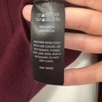 House of Harlow Long Sleeve Ribbed Knit Corset Crop Top Red Size M Photo 4