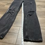 Abercrombie & Fitch 90's Straight Ultra High Rise Black Stretch Ankle Jeans 25 Photo 11