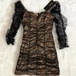 DO+BE Ruched Polka Dot Dress Photo 5