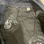 Gloria Vanderbilt Amanda skirt in dark blue wash embellished size 6 denim skirt Photo 6