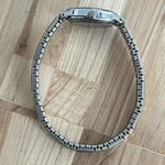 Timex Ladies Watch Vintage Two Tone Stretch Bracelet White Dial Photo 4