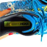 Hoka  Blue and Yellow Running Shoes size 9 Photo 3