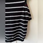 Ralph Lauren Lauren Rare Black & White Striped Cold Shoulder Sweater Size Medium Photo 11
